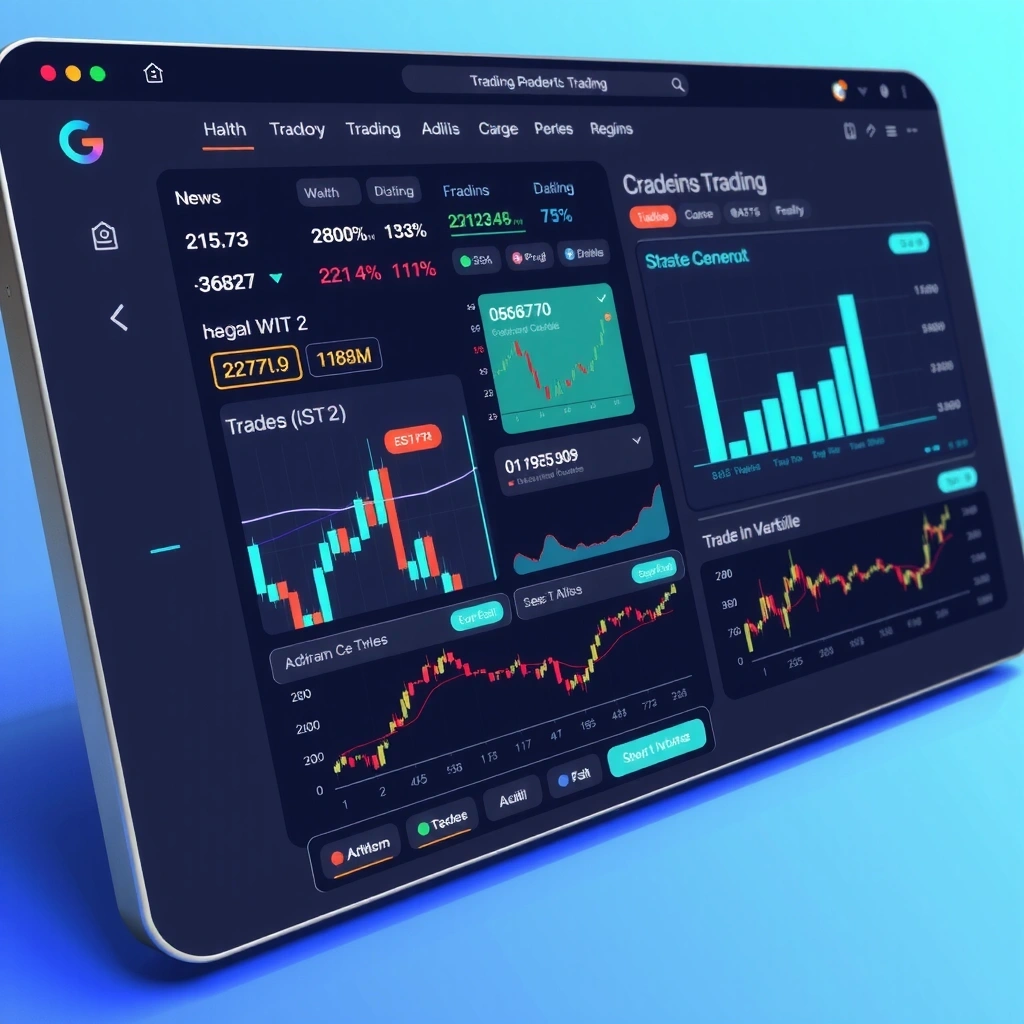 Trading tools and platforms interface